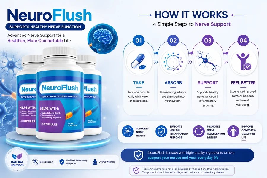 How NeuroFlush supports nerve wellness